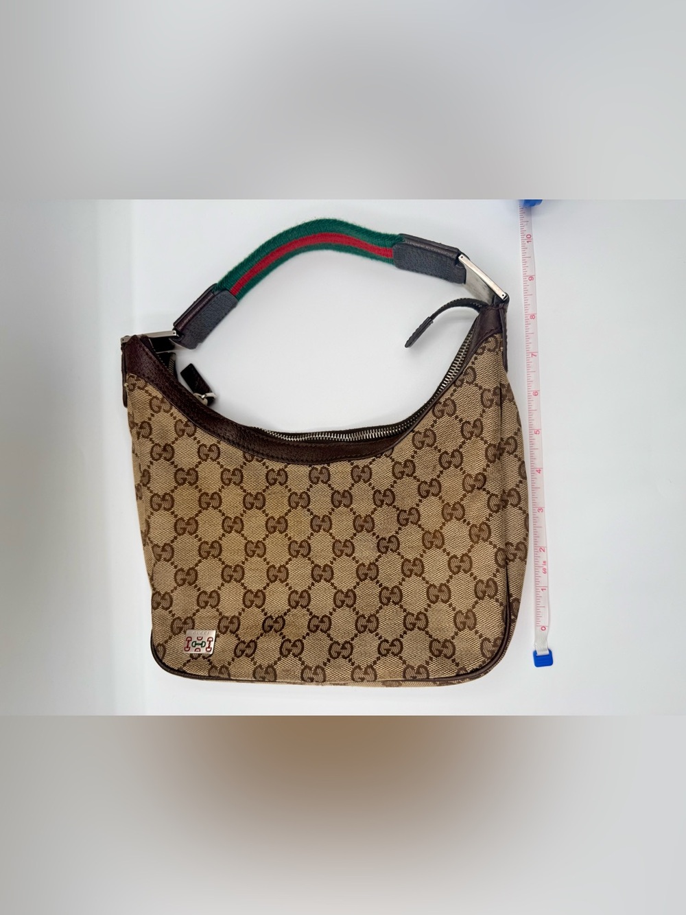 Gucci GG Sherry Line canvas mini hobo shoulder bag - Picture 12 of 12